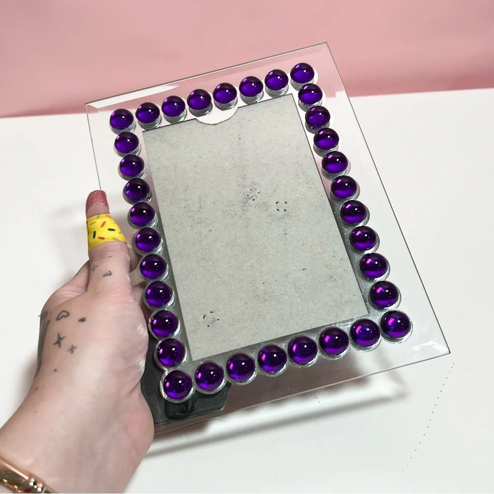 Vintage Y2K 2000s purple picture frame